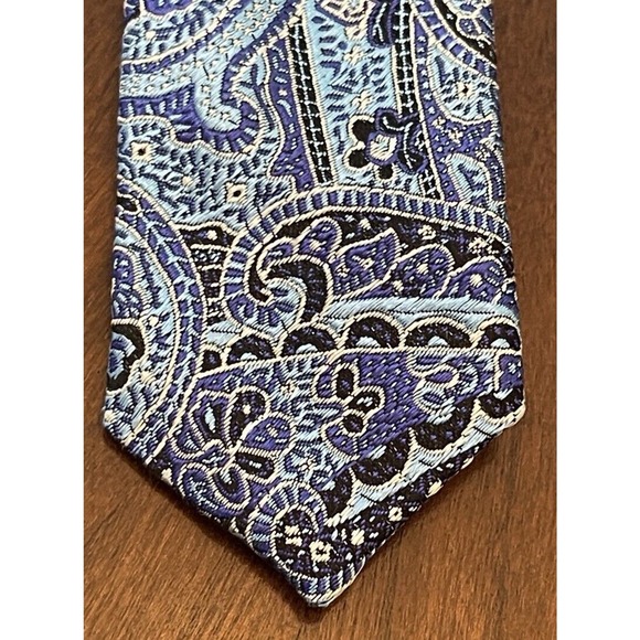 Murray’s Blue Hand Made 100% Silk Men’s Neck Tie Made In China - Picture 6 of 9